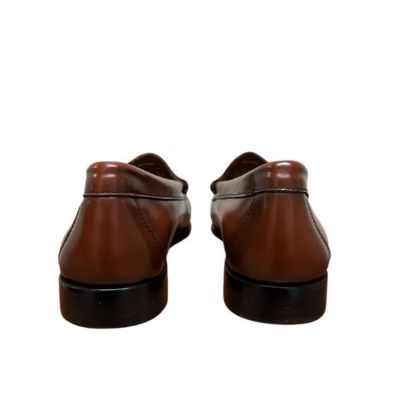 G.H. Bass Whitney Weejuns Cognac Leather Penny Loafers Men’s 9M - Picture 5 of 6